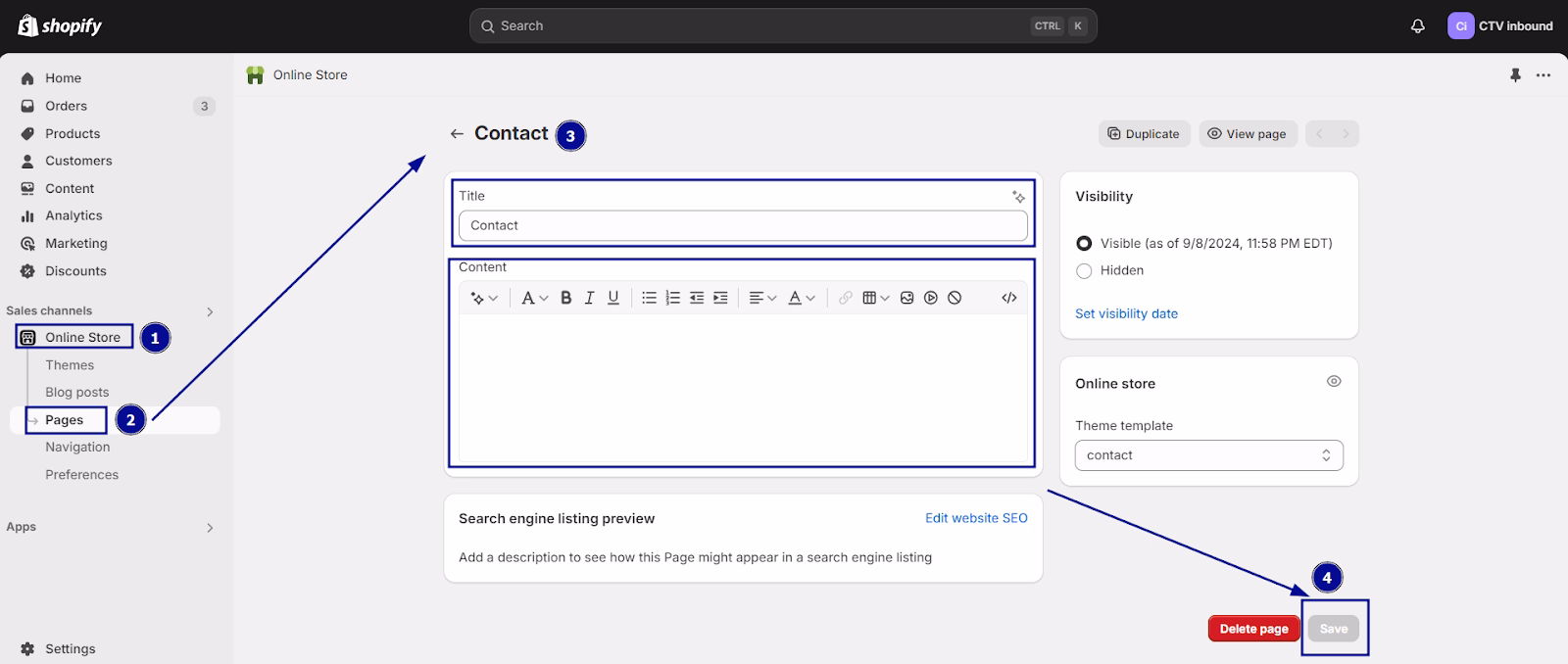 Enter an SEO-friendly title and description